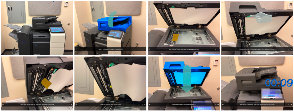 Demo of the interface